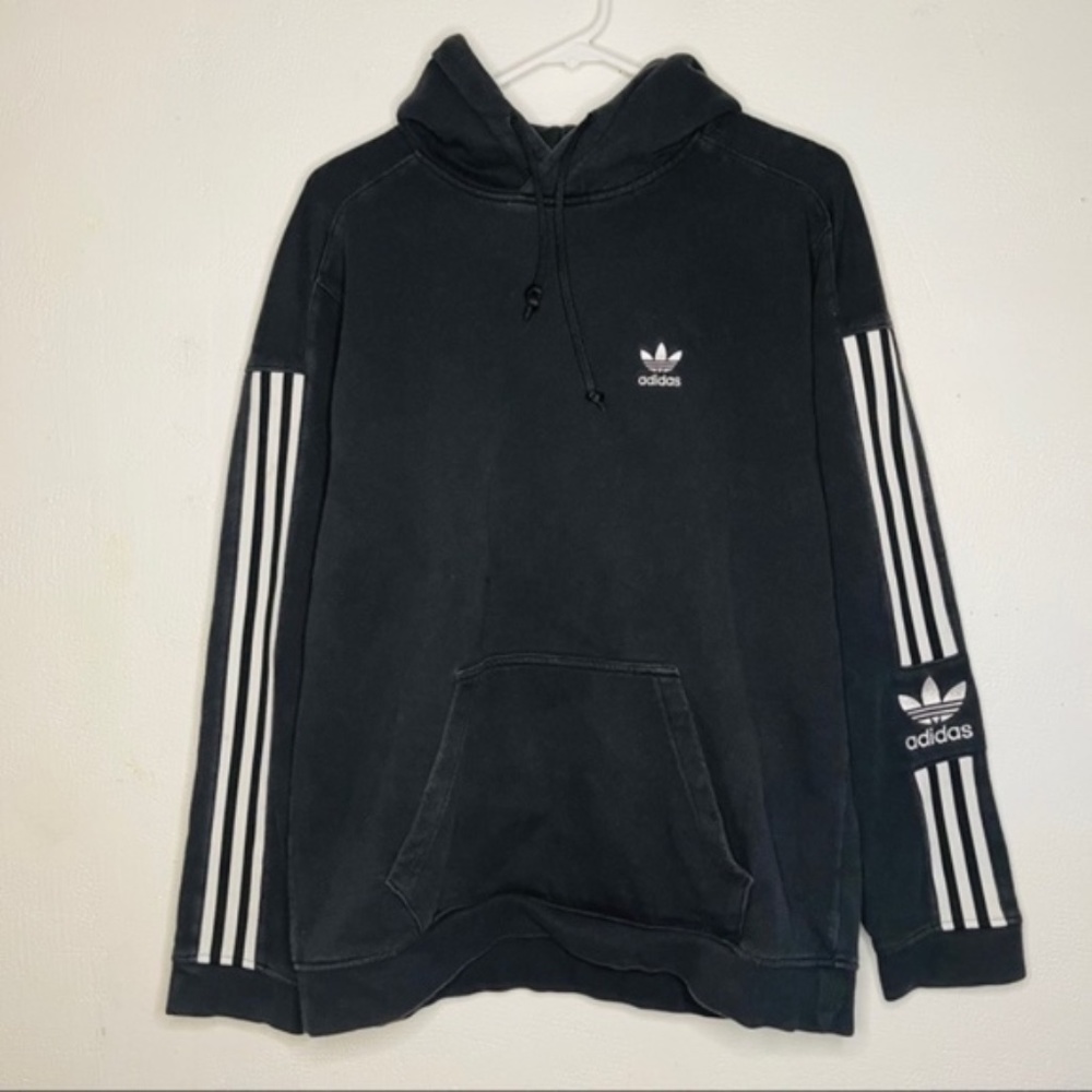ADIDAS Originals Logo Black Sweatshirt Hoodie